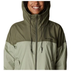 Columbia Women's Flash Challenger Long Windbreaker - Mantel -Skiausrüstungs Geschäft columbia womens flash challenger long windbreaker mantel detail 6